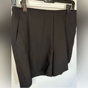 Rachel Zoe Sleek High Rise Women's Pull On  Tailored Black Modern Shorts Sz 8